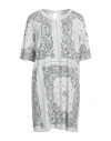 Majestic Filatures Woman Mini Dress Cream Size 1 Viscose, Linen, Elastane In White