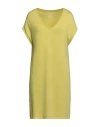 Majestic Filatures Woman Mini Dress Lime Green Size 1 Viscose, Elastane