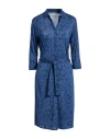 Majestic Filatures Woman Mini Dress Slate Blue Size 1 Virgin Wool, Lyocell In Blue