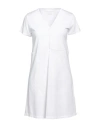 Majestic Filatures Woman Mini Dress White Size 1 Cotton In White