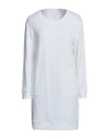 Majestic Filatures Woman Mini Dress White Size 1 Viscose, Elastane