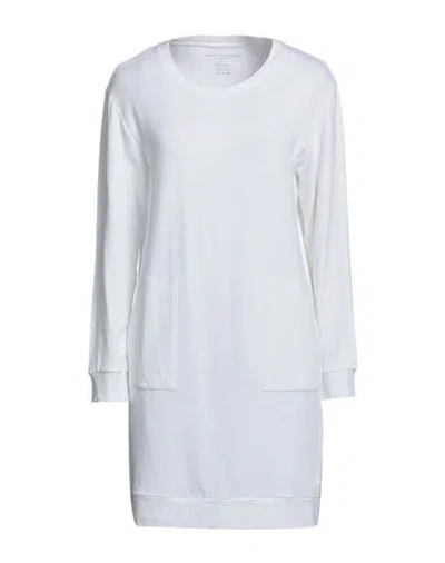 Majestic Filatures Woman Mini Dress White Size 1 Viscose, Elastane