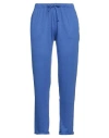 Majestic Filatures Woman Pants Azure Size 1 Linen, Elastane In Blue