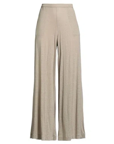 Majestic Filatures Woman Pants Beige Size 1 Linen, Elastane In Neutral