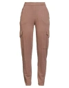 Majestic Filatures Woman Pants Chocolate Brown Size 3 Linen, Elastane In Brown
