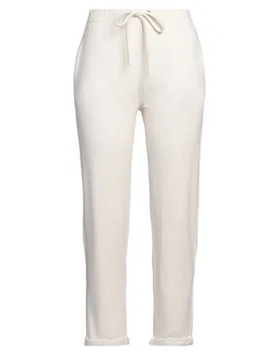 Majestic Filatures Woman Pants Cream Size 1 Viscose, Elastane In White