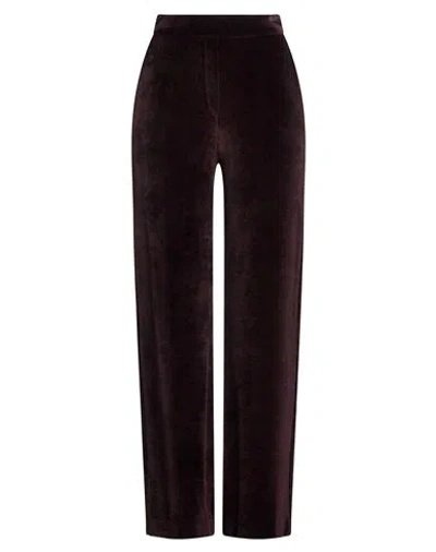 Majestic Filatures Woman Pants Dark Brown Size 2 Cotton, Modal, Elastane