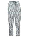 Majestic Filatures Woman Pants Grey Size M Linen, Elastane In Grey