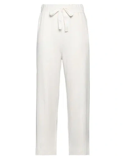 Majestic Filatures Woman Pants Ivory Size 1 Viscose, Elastane In White