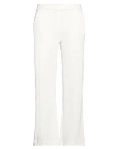 Majestic Filatures Woman Pants Ivory Size 2 Cotton, Modal, Elastane In White