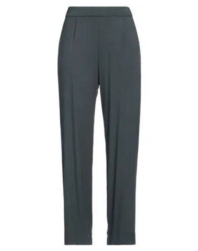 Majestic Filatures Woman Pants Lead Size 1 Viscose, Elastane In Grey