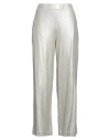 Majestic Filatures Soft Touch Metallic Pant In Grey