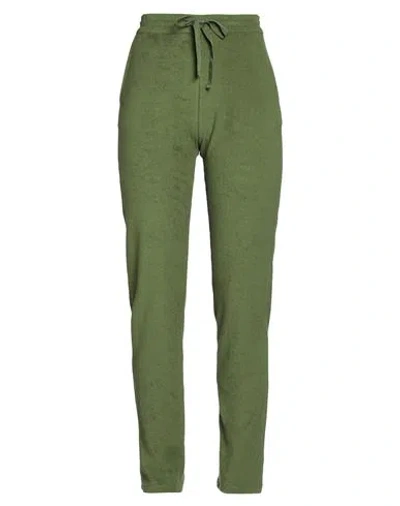 Majestic Filatures Woman Pants Military Green Size 1 Cotton, Modal