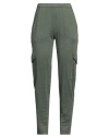 Majestic Filatures Woman Pants Military Green Size 1 Linen, Elastane In Green