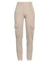 Majestic Filatures Woman Pants Sand Size 1 Linen, Elastane In Beige