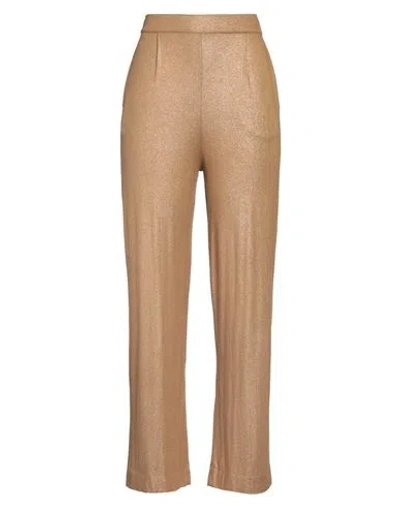 Majestic Filatures Woman Pants Sand Size 2 Viscose, Elastane In Beige