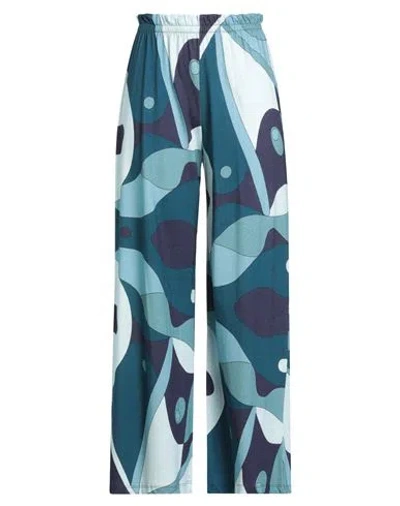 Majestic Filatures Woman Pants Slate Blue Size 1 Cotton, Linen