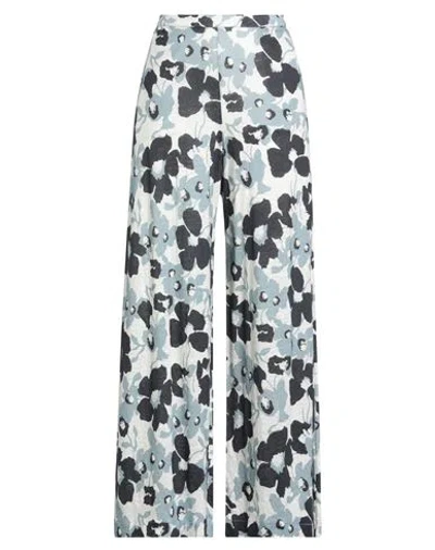 Majestic Filatures Woman Pants Slate Blue Size 1 Cotton, Linen