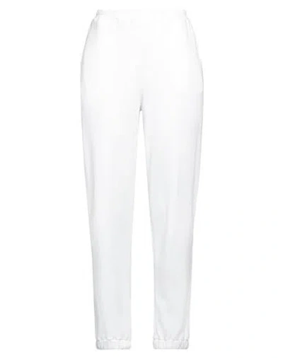 Majestic Filatures Woman Pants White Size 2 Linen