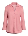 Majestic Linen-blend Jersey Cardigan In Pink