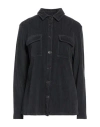 Majestic Filatures Woman Shirt Steel Grey Size 1 Cotton In Grey