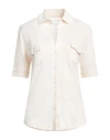 Majestic Filatures Woman Shirt Ivory Size 4 Viscose, Elastane In White