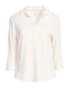 Majestic Filatures Woman Shirt Cream Size 1 Viscose, Elastane In White