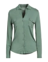 Majestic Filatures Woman Shirt Emerald Green Size 1 Viscose, Elastane
