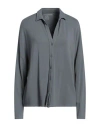 Majestic Filatures Woman Shirt Grey Size 1 Viscose, Elastane