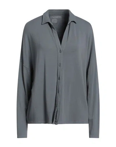 Majestic Filatures Woman Shirt Grey Size 1 Viscose, Elastane