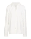 Majestic Filatures Woman Shirt Ivory Size 4 Viscose, Elastane In White