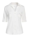 Majestic Filatures Woman Shirt Ivory Size 4 Viscose, Elastane In White