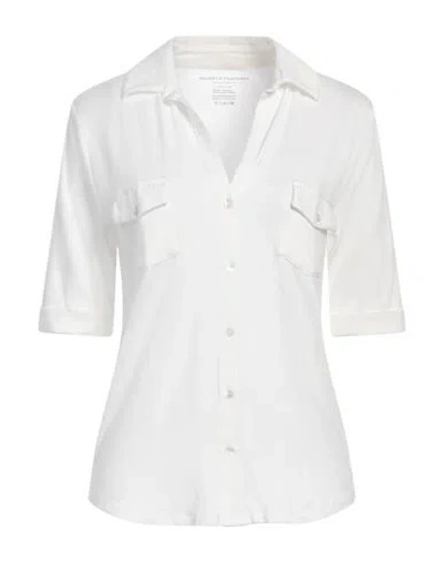 Majestic Filatures Woman Shirt Ivory Size 4 Viscose, Elastane In White