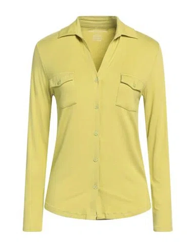 Majestic Filatures Woman Shirt Lime Green Size 1 Viscose, Elastane