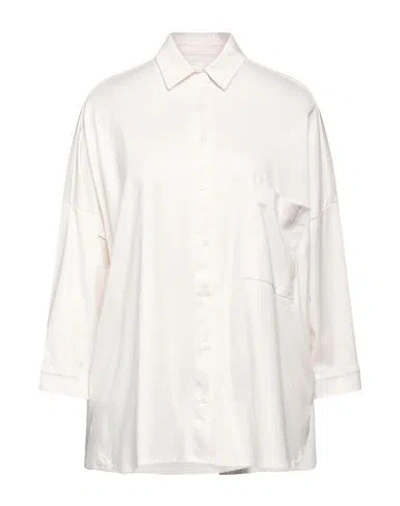 Majestic Filatures Woman Shirt Off White Size 1 Cotton