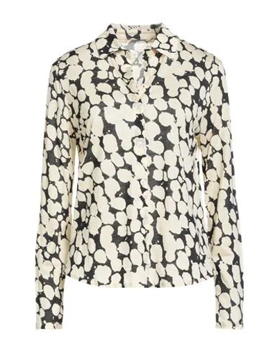 Majestic Filatures Woman Shirt Pastel Yellow Size 1 Virgin Wool, Lyocell In Multi