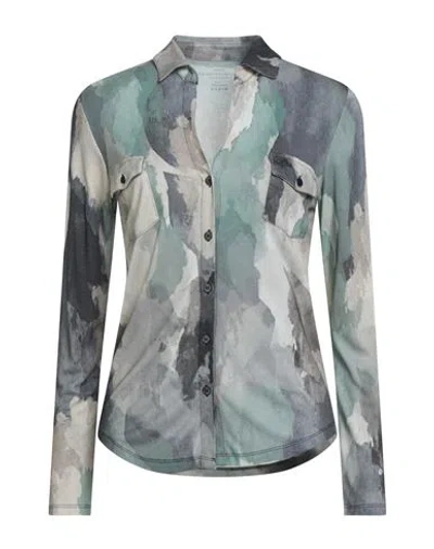 Majestic Filatures Woman Shirt Sage Green Size 1 Viscose In Multi