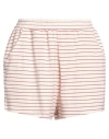 Majestic Filatures Woman Shorts & Bermuda Shorts Beige Size 1 Viscose, Elastane In Beige