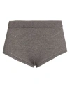 Majestic Filatures Woman Shorts & Bermuda Shorts Taupe Size 1 Wool, Cashmere