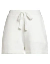Majestic Filatures Woman Shorts & Bermuda Shorts White Size 1 Cotton In White