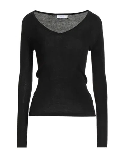 Majestic Filatures Woman Sweater Black Size 1 Merino Wool, Silk