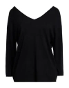 Majestic Filatures Woman Sweater Black Size 1 Silk, Viscose In Black