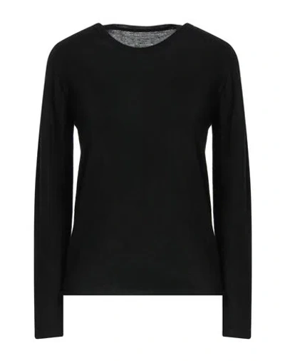 Majestic Filatures Woman Sweater Black Size 3 Cashmere