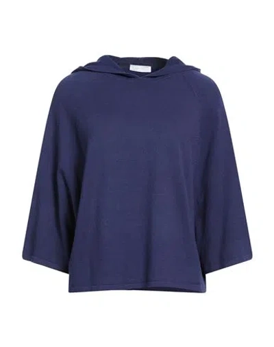 Majestic Filatures Woman Sweater Blue Size 1 Organic Cotton, Elastane