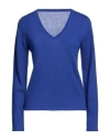Majestic Filatures Woman Sweater Blue Size 1 Cashmere