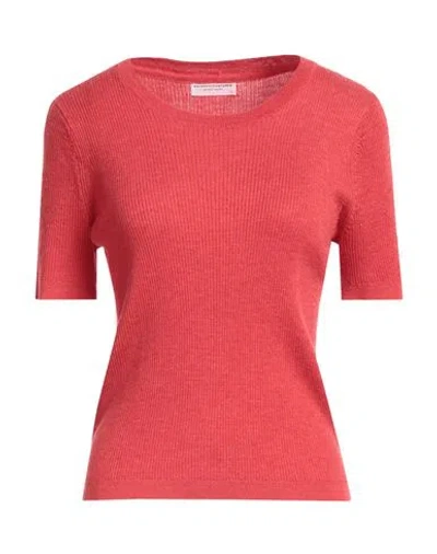 Majestic Filatures Woman Sweater Brick Red Size 1 Cashmere