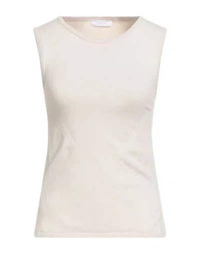 Majestic Filatures Woman Sweater Cream Size 1 Cotton, Elastane In White
