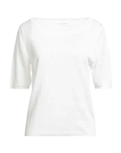 Majestic Filatures Woman Sweater Cream Size 1 Linen In White