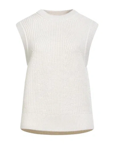 Majestic Filatures Woman Sweater Cream Size 4 Merino Wool In White