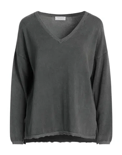 Majestic Filatures Woman Sweater Dark Green Size 1 Organic Cotton, Elastane